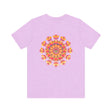 Colorful mandala tee promoting spiritual peace and harmony