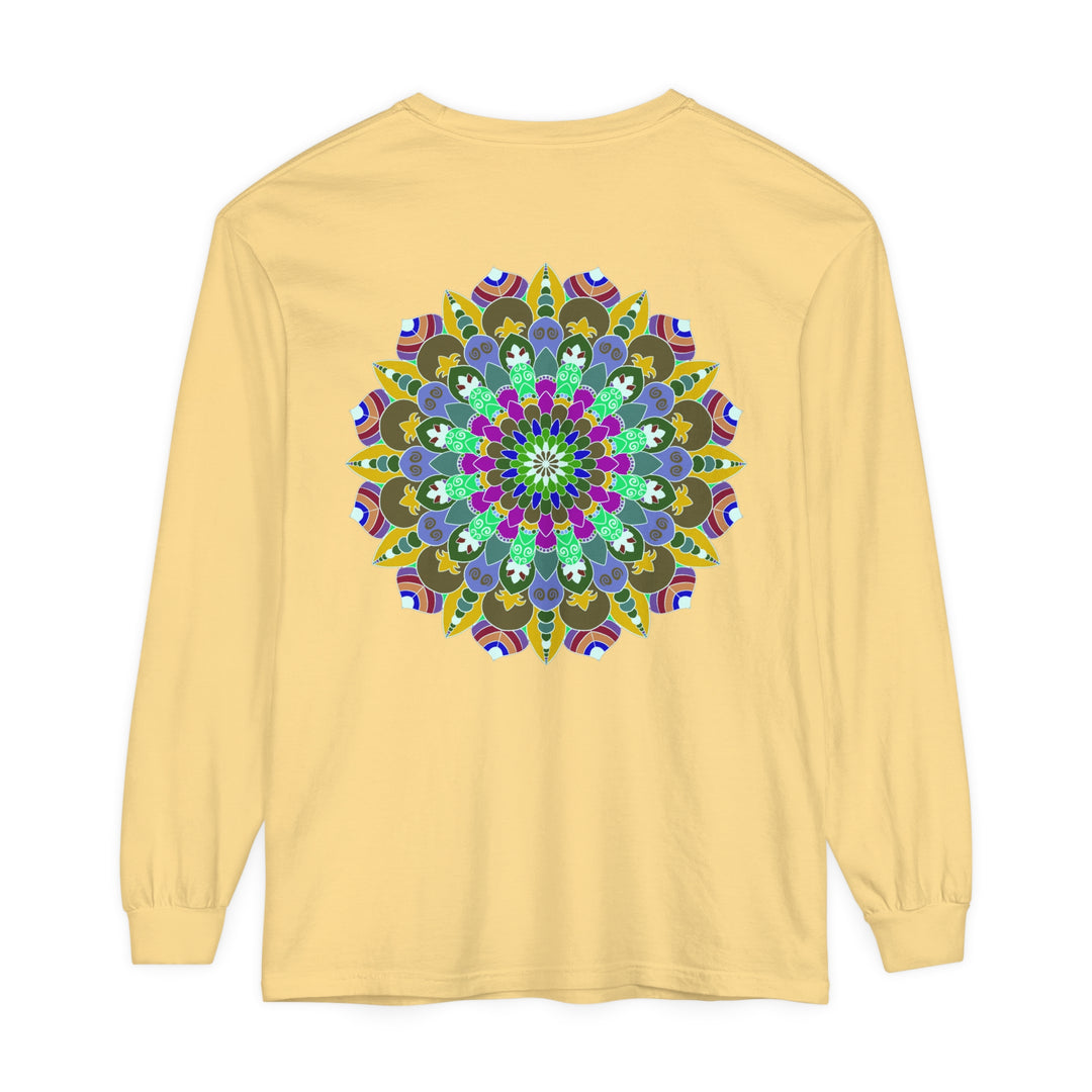 Colorful Mandala Long Sleeve T-Shirt - Spiritual Art 45