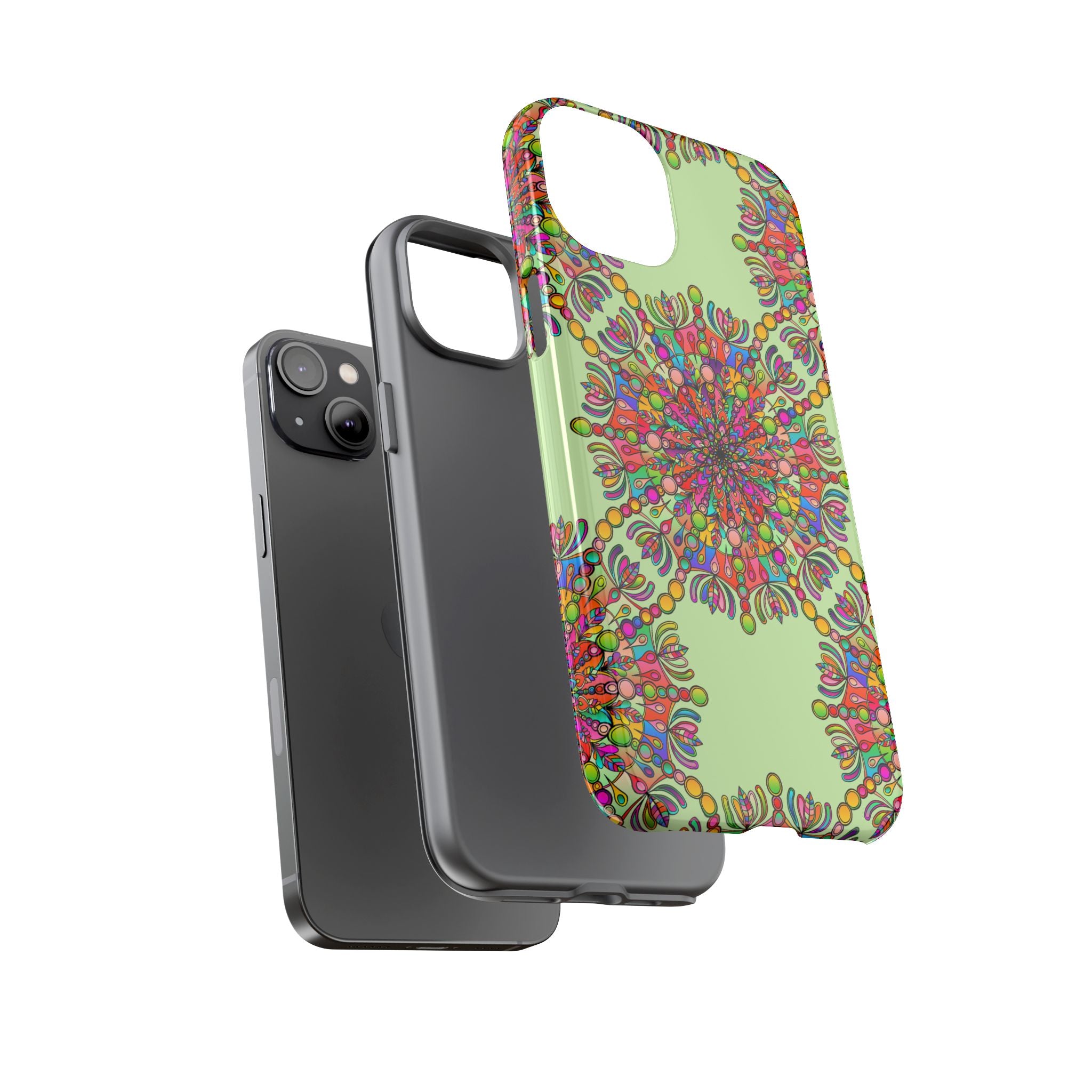 Vibrant Mandala iPhone & Google Pixel Case | Tough Cases