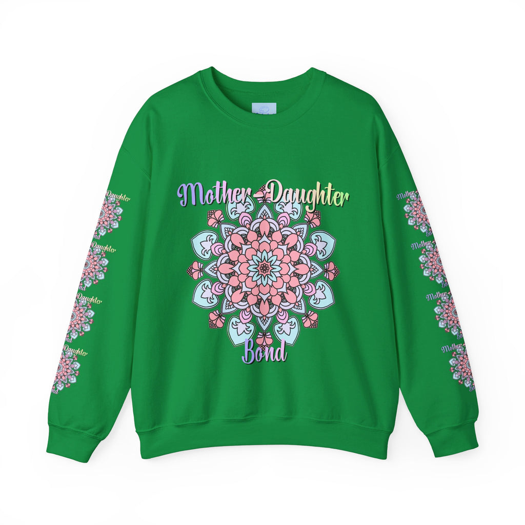 Cozy unisex crewneck sweatshirt featuring 'Mother-Daughter Bond' design, perfect birthday gift for mom