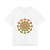 Vibrant Mandala Tee featuring intricate and colorful design, perfect for adding a pop of color to your wardrobe