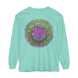 Colorful and intricate mandala design long sleeve t-shirt for men and women