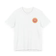 Beautiful Vibrant Mandala T-Shirt featuring intricate design symbolizing peace and harmony, perfect for adding a touch of positivity to your wardrobe