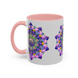 Beautiful Mandala Art Mug with Vibrant Floral Design and Colorful Patterns