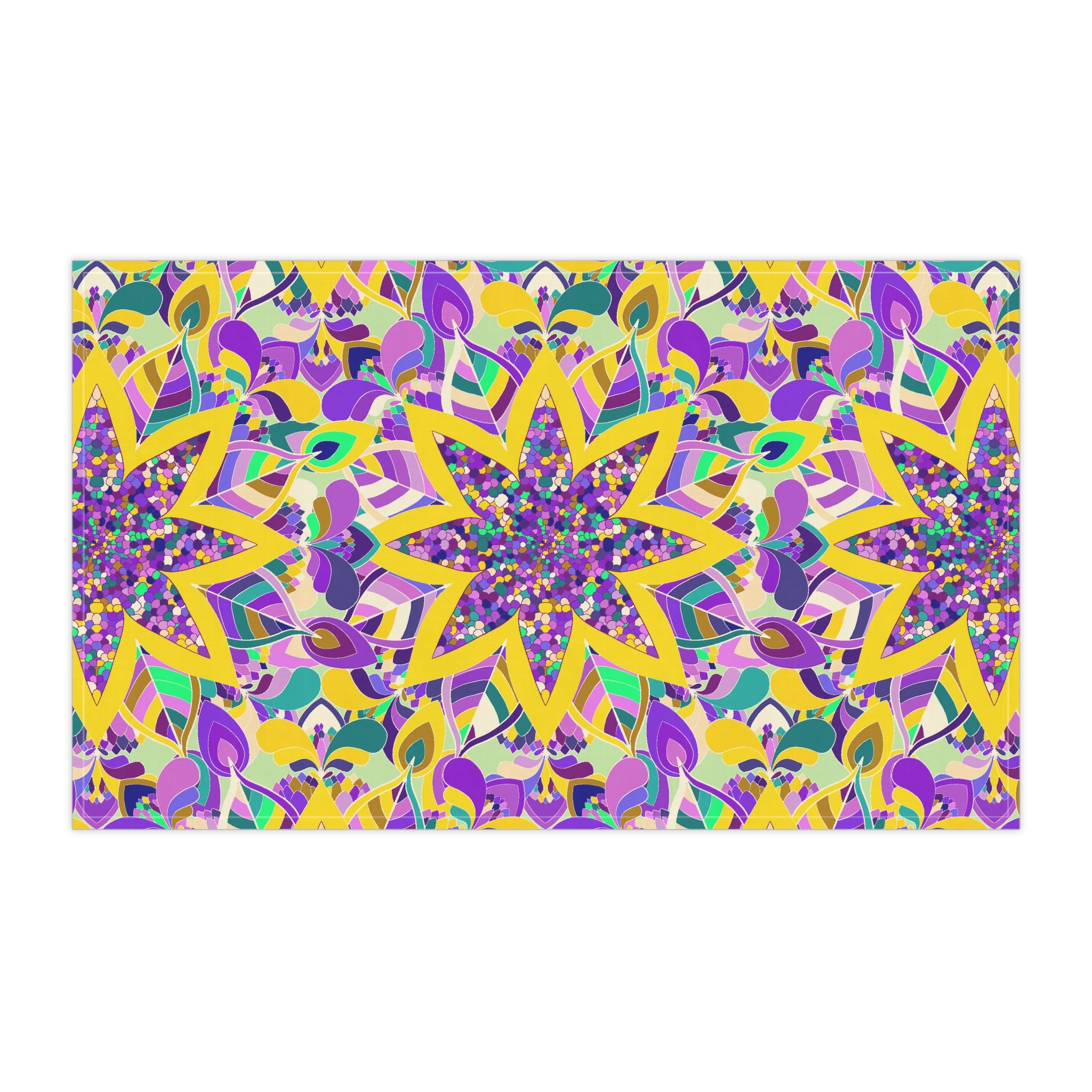 Floral Explosion Cotton Tea Towels - Brighten Your Kitchen Decor