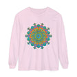 Colorful and intricate mandala design long sleeve t-shirt for men and women