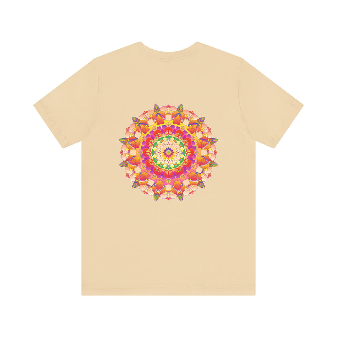 Vibrant Mandala Tee featuring intricate spiritual design symbolizing peace and harmony