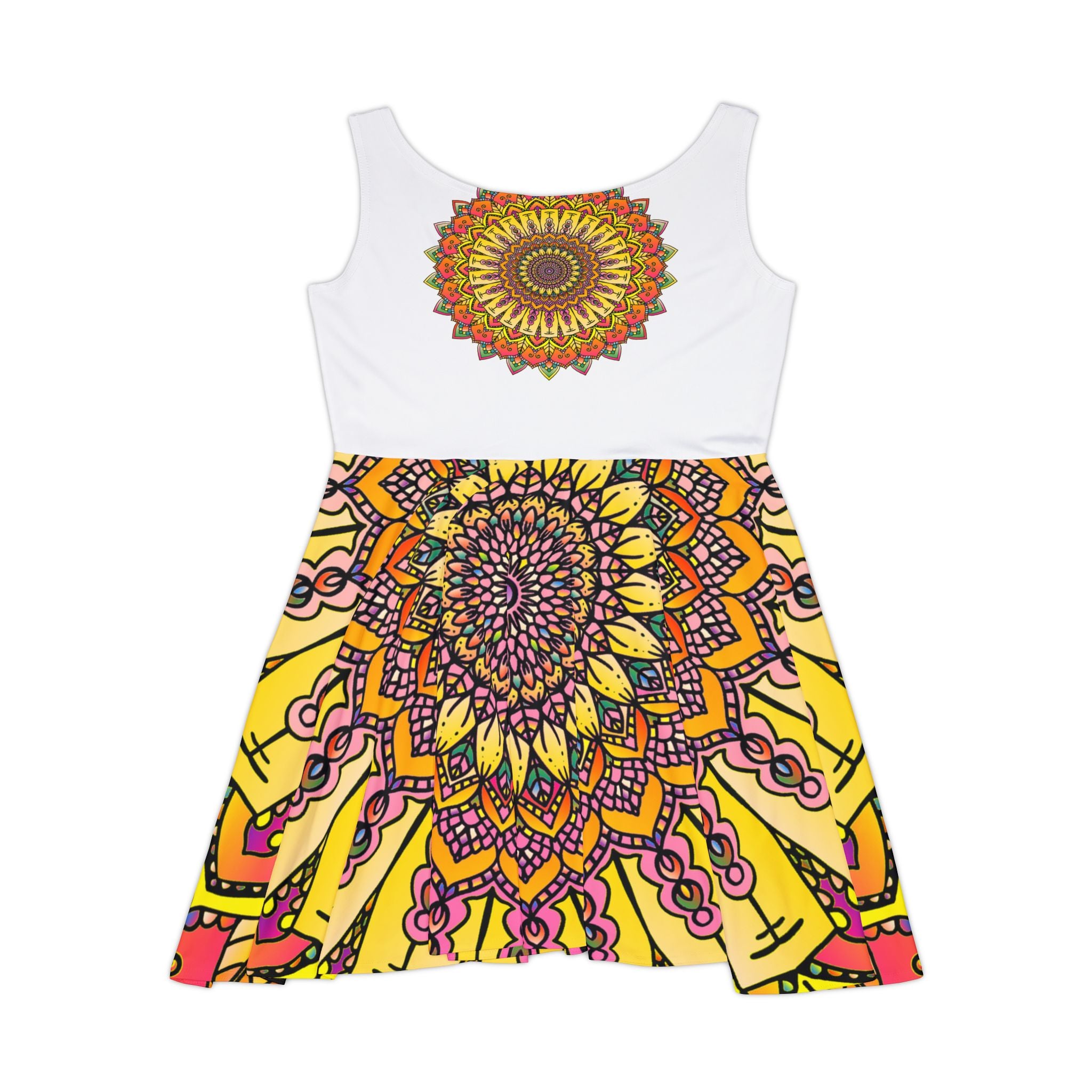 Solar Mandala Skater Dress