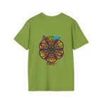 Softstyle t-shirt featuring a delightful hand-drawn mandala design for sister