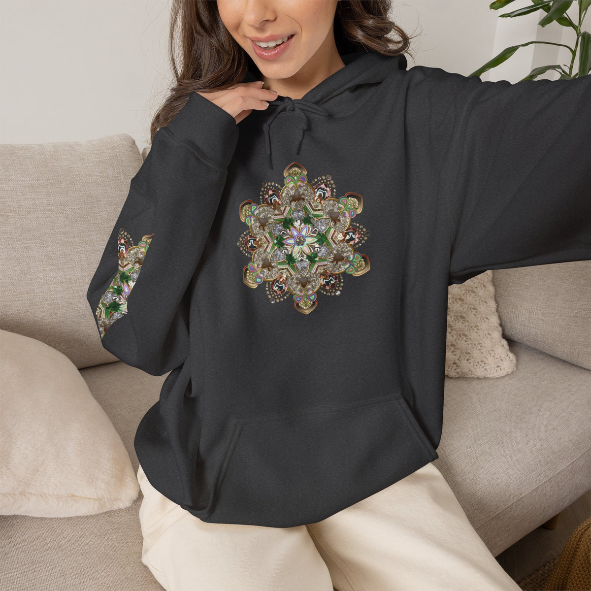 Mandala Floral Hoodie