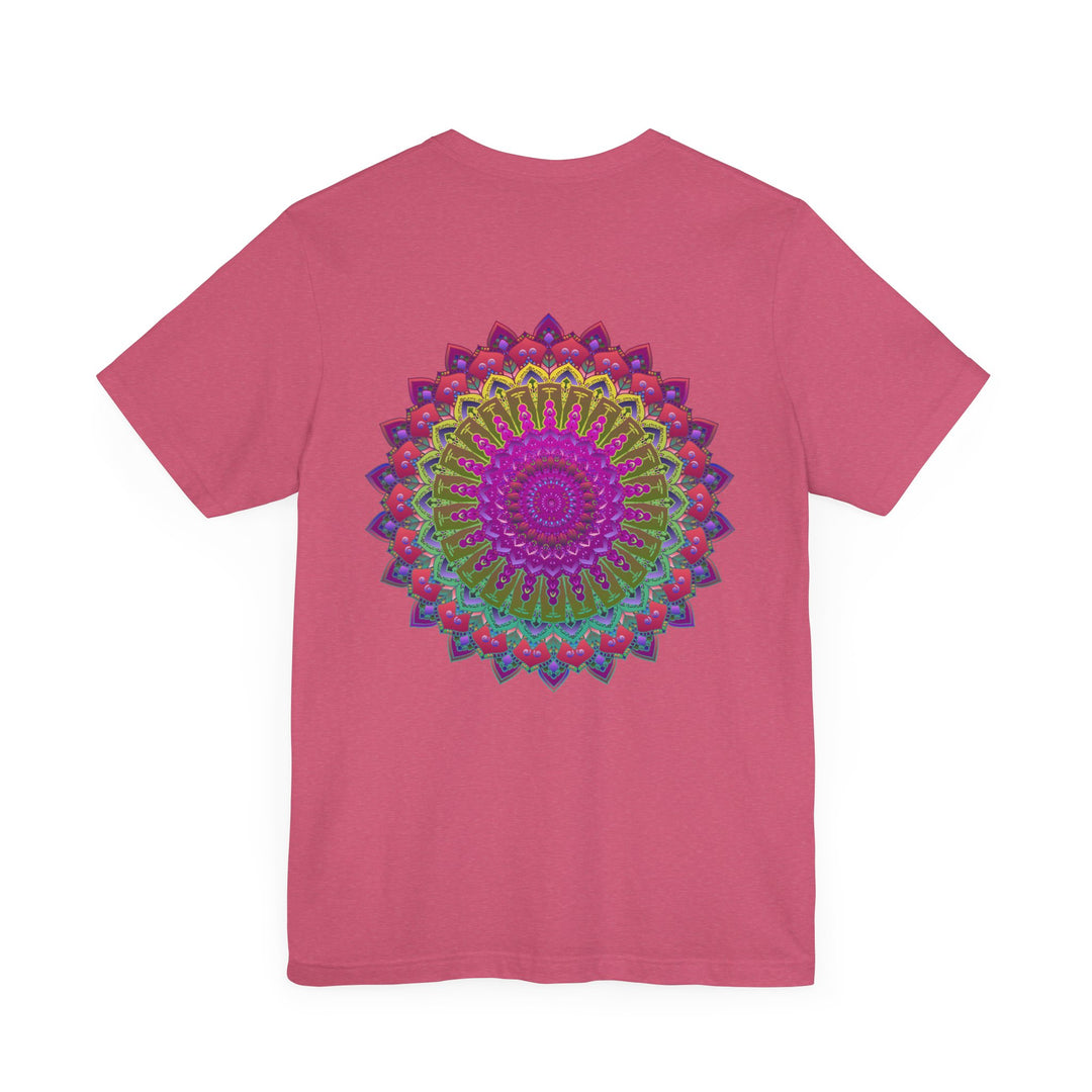 A beautiful and colorful Vibrant Mandala Tee, representing spiritual peace and harmony