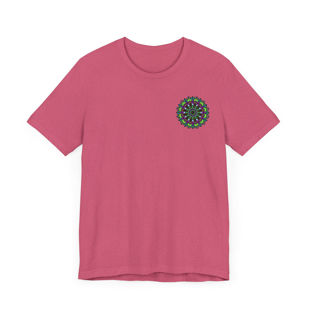 Beautiful Mandala Peace Tee featuring intricate design for spiritual harmony and peaceful vibes