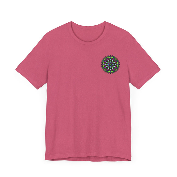 Beautiful Mandala Peace Tee featuring intricate design for spiritual harmony and peaceful vibes