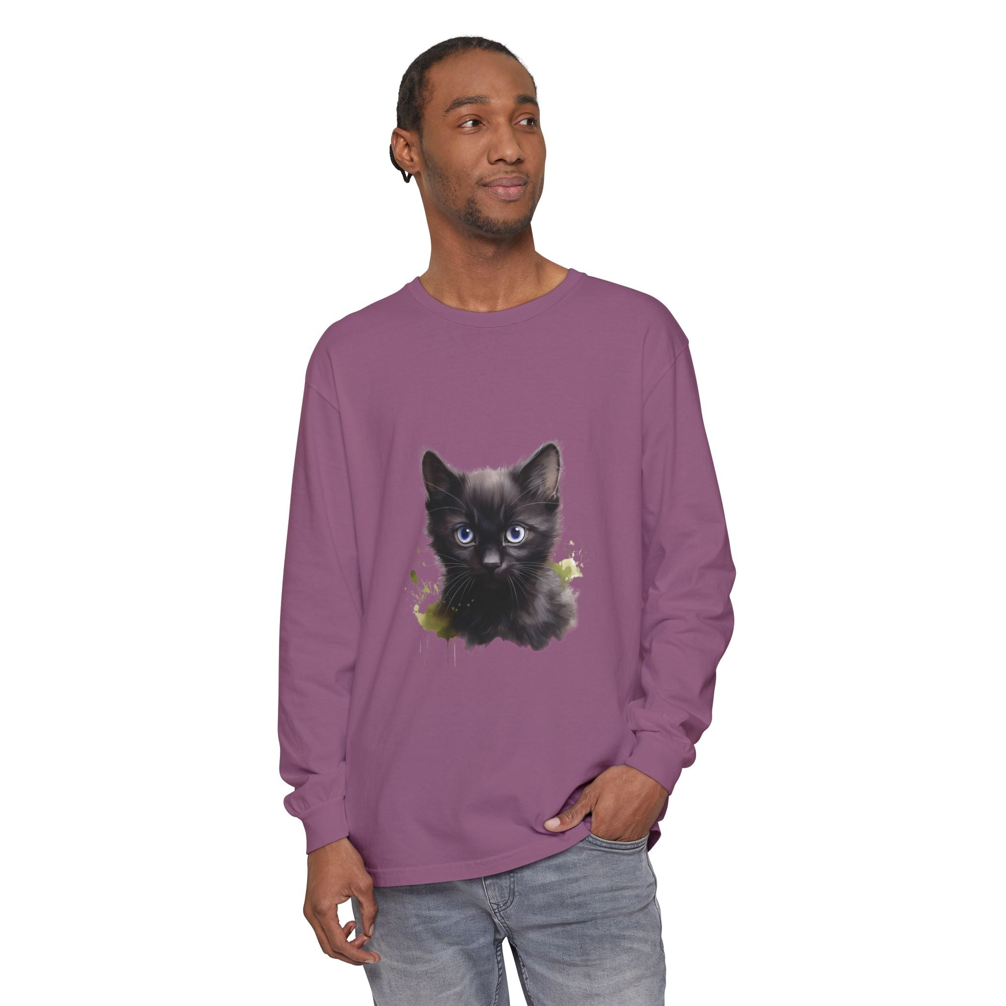 Full Sleeve Tee | Mystic Black Cat