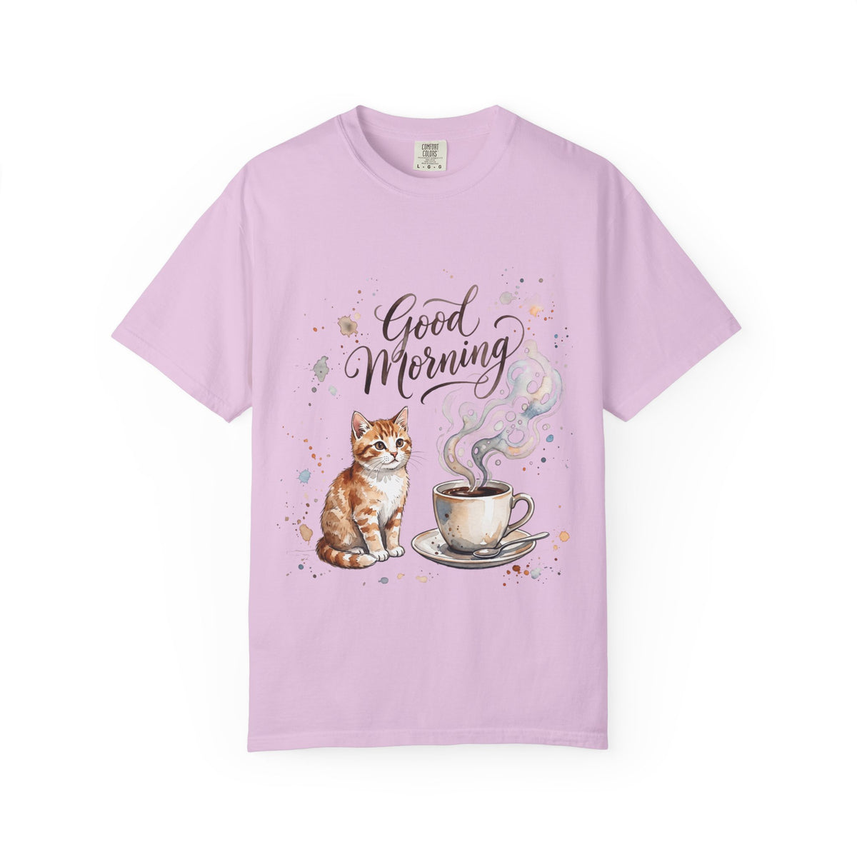 Good Morning Cat Coffee T-Shirt