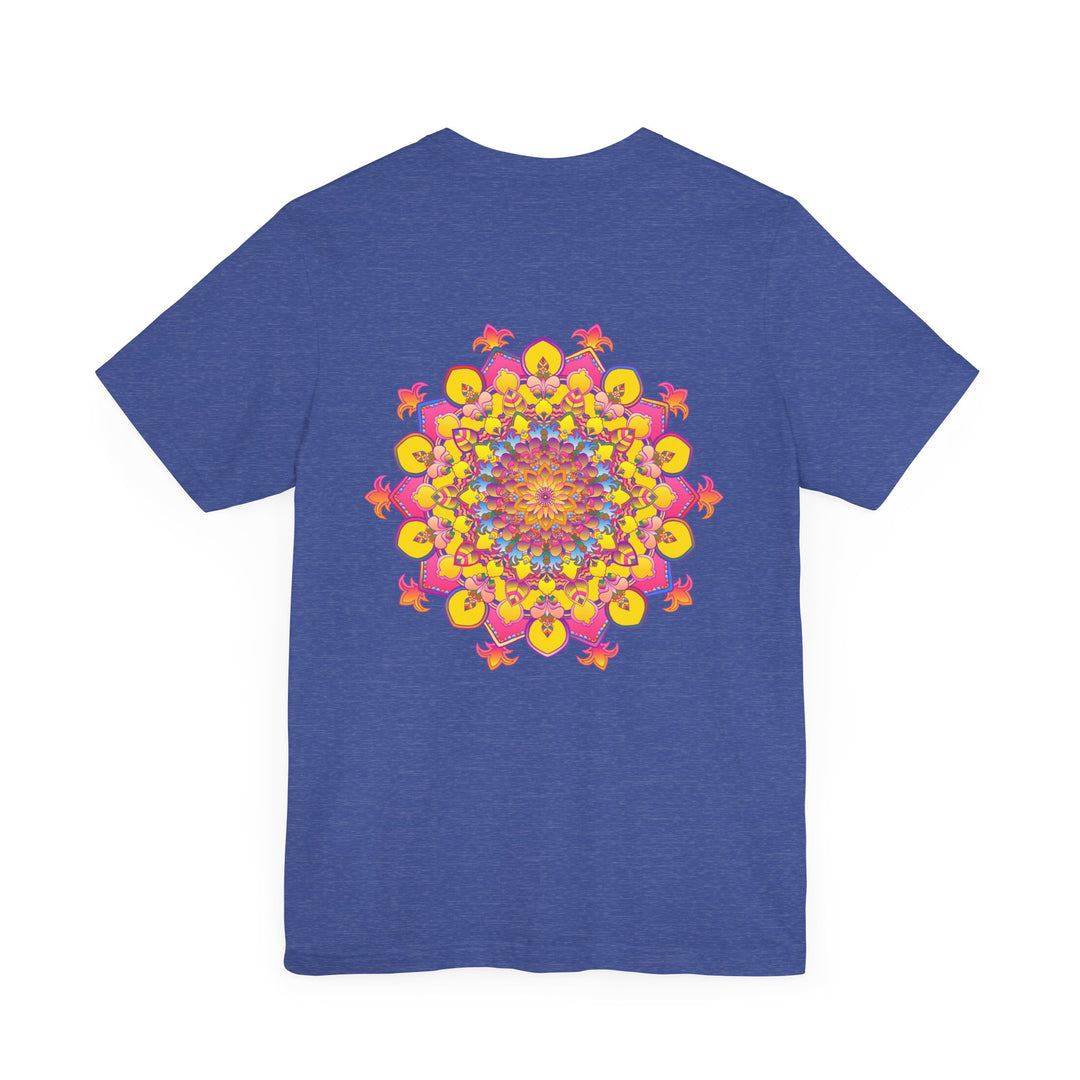 Vibrant Mandala Tee promoting serenity and spiritual connection