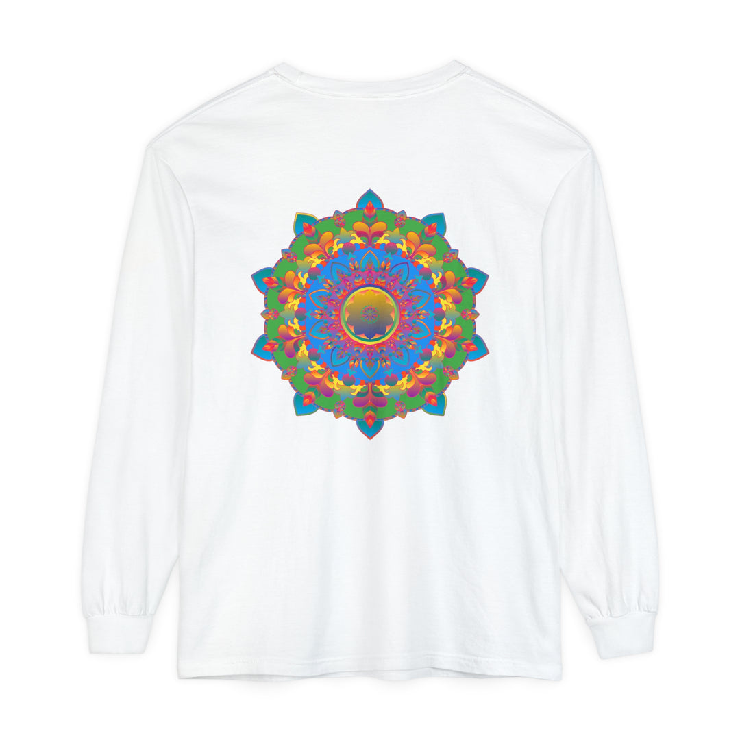 Intricate Mandala Long Sleeve T-Shirt featuring a beautiful and detailed mandala design