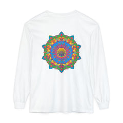 Intricate Mandala Long Sleeve T-Shirt featuring a beautiful and detailed mandala design