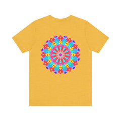 Vibrant Mandala Tee with intricate design representing spiritual peace and harmony, perfect for yoga and meditation