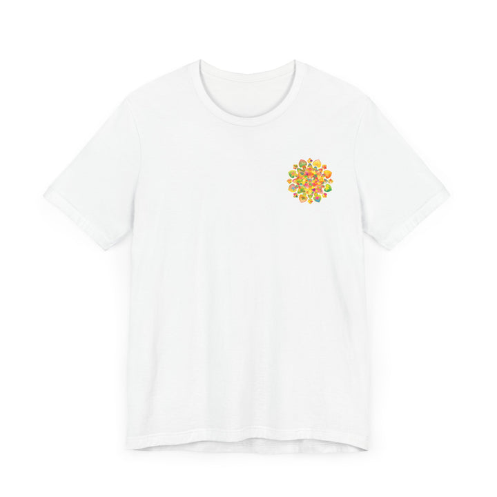 Vibrant Mandala Tee featuring intricate design for spiritual peace and harmony, perfect for yoga and meditation practice