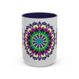 Beautiful and vibrant Mandala Art Mug with intricate designs and spiritual symbolism