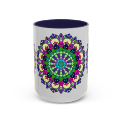 Beautiful and vibrant Mandala Art Mug with intricate designs and spiritual symbolism