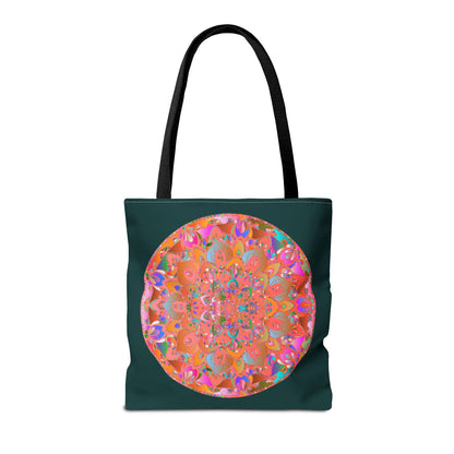 Mystisches Natur-Mandala Stofftasche