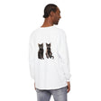 Black Cat Watercolor Art Long Sleeve T-Shirt featuring a stunning watercolor design of a black cat on a comfortable long sleeve shirt