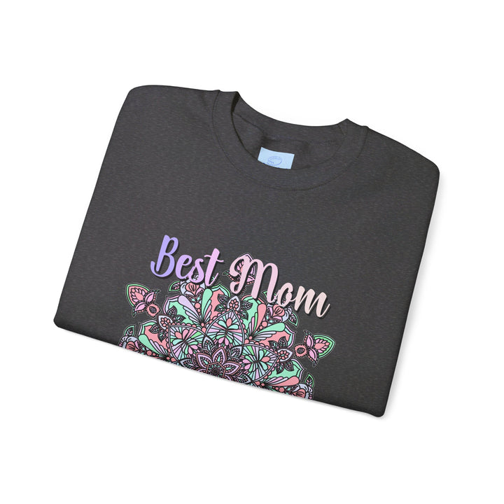 Cozy and stylish unisex sweatshirt with 'Best Mom Ever' design, perfect birthday gift for mom