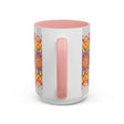 Colorful mandala art mug with intricate designs perfect for meditation and relaxation