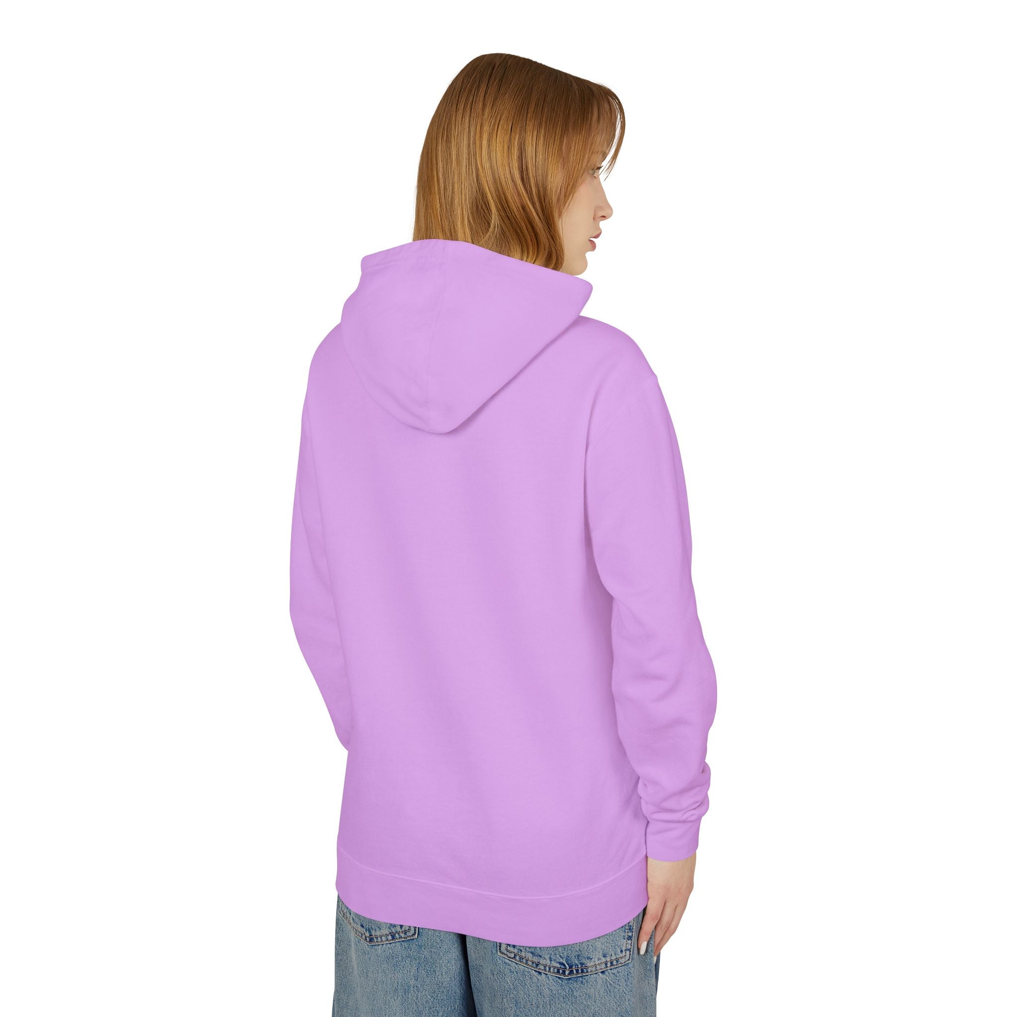 Vibrant Floral Mandala Unisex Lightweight Hoodie