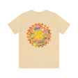 Vibrant Mandala Tee featuring intricate design for spiritual peace and harmony, perfect for yoga and meditation