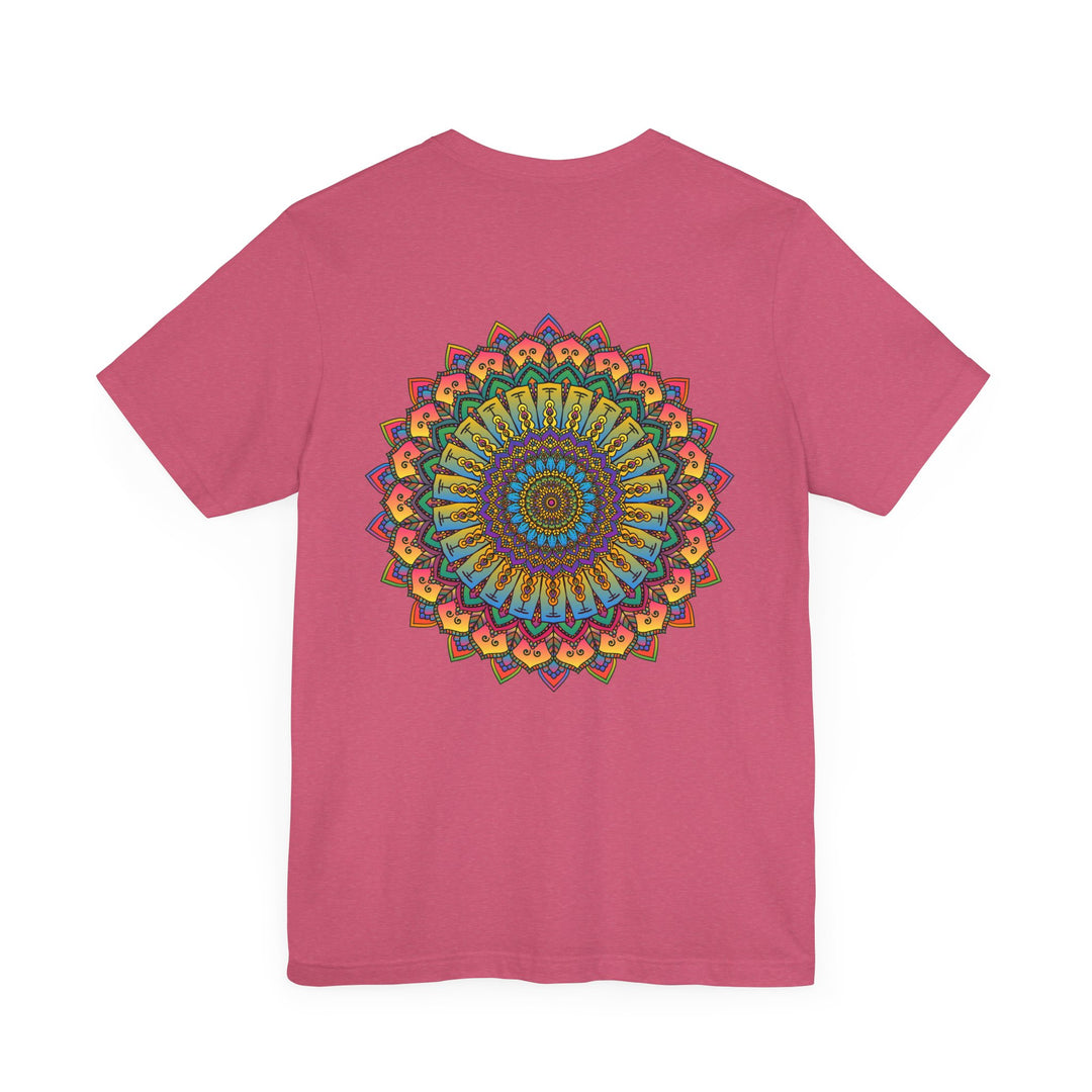 Vibrant Mandala Tee featuring a beautiful spiritual design symbolizing peace and harmony for a peaceful and mindful lifestyle