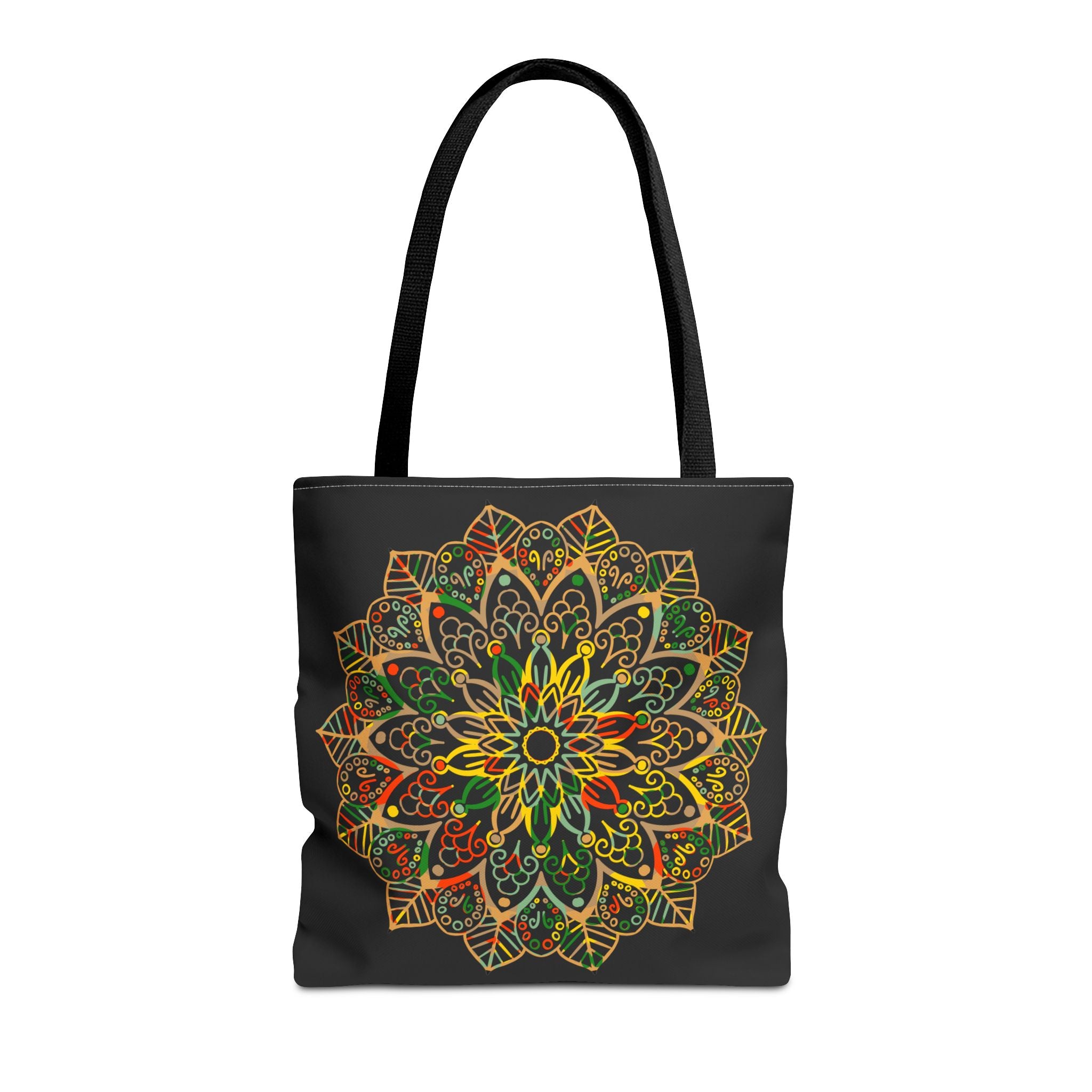 Large tote bag featuring intricate mandala art design