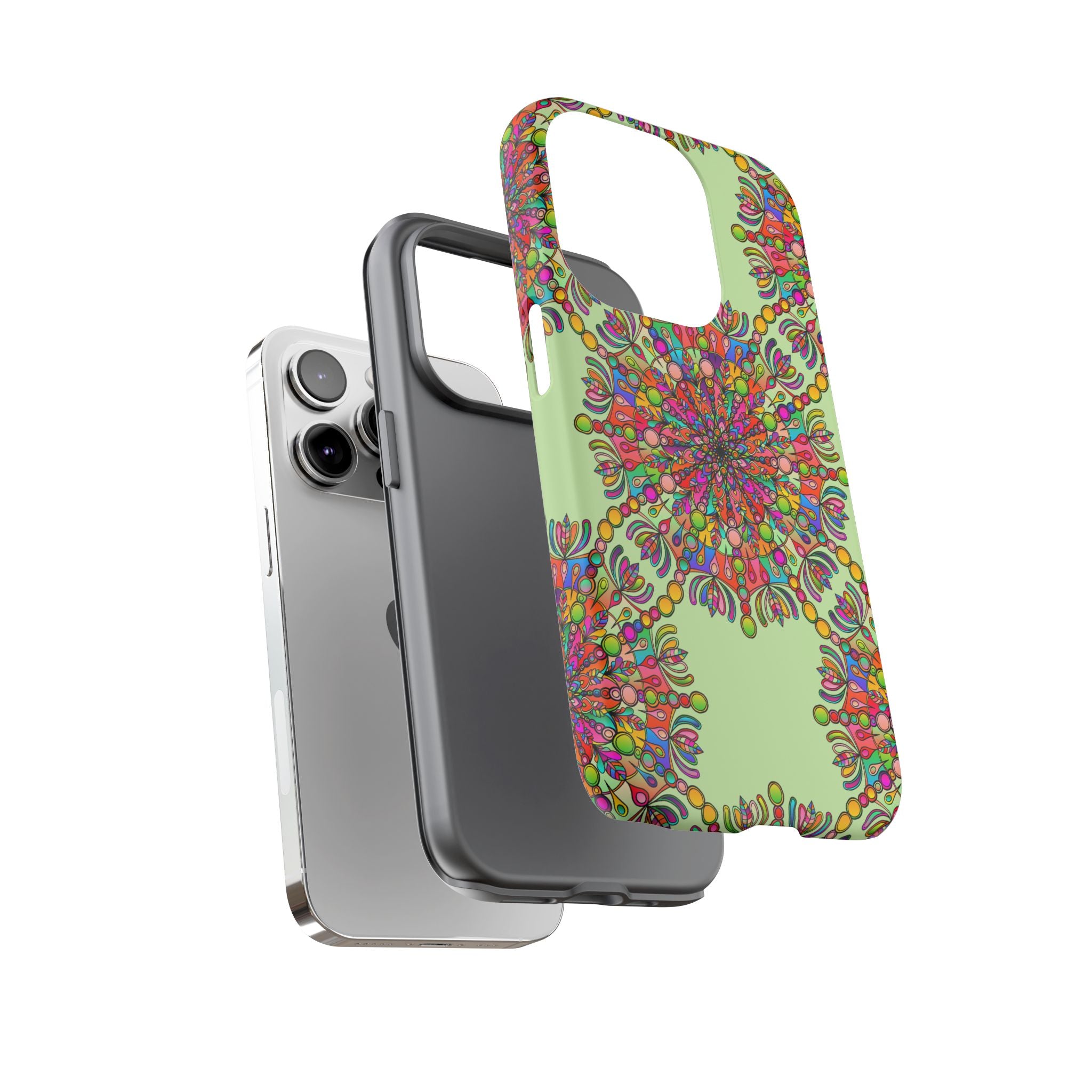 Intricate Mandala Phone Case in Lively Colors for Unique Style