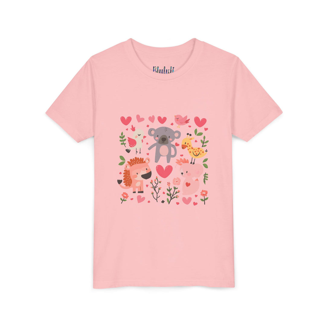 Adorable Animal Love Youth Tee, Cute Kids Shirt, Animal Graphic Tee, Children's Gift, Birthday or Holiday Outfit