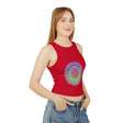 Vibrant Mandala Racerback Tank Top designed to make a statement
