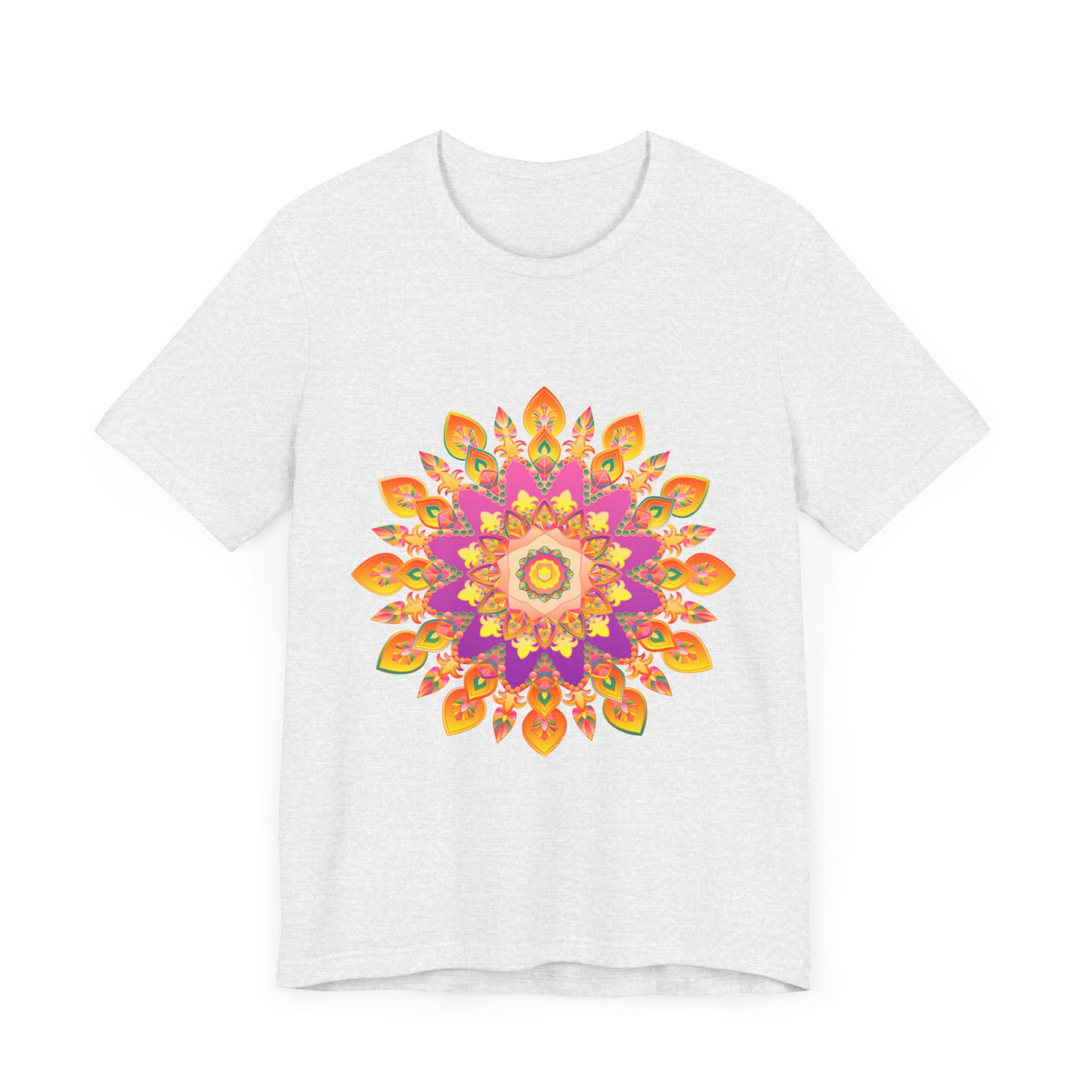 Vibrant Mandala T-Shirt featuring a colorful and detailed design perfect for adding a pop of color to your wardrobe