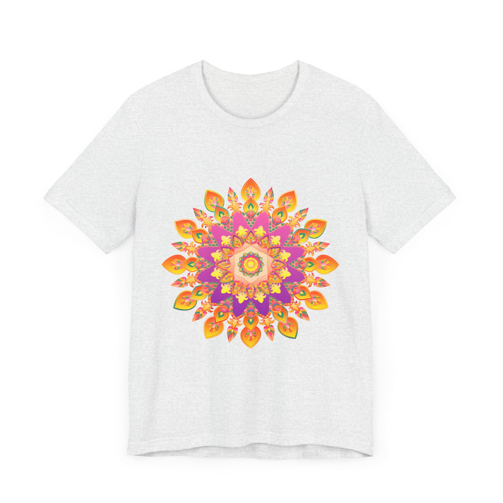 Vibrant Mandala T-Shirt featuring a colorful and detailed design perfect for adding a pop of color to your wardrobe