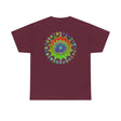 Colorful mandala art design on soft, comfortable unisex heavy cotton tee, perfect for yoga and mindfulness practice