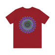 A beautifully designed mandala tee with intricate patterns symbolizing spiritual peace and harmony for a peaceful and balanced lifestyle