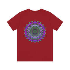A beautifully designed mandala tee with intricate patterns symbolizing spiritual peace and harmony for a peaceful and balanced lifestyle
