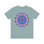 Beautiful and colorful Mandala Peace & Harmony T-Shirt featuring spiritual art and symbols