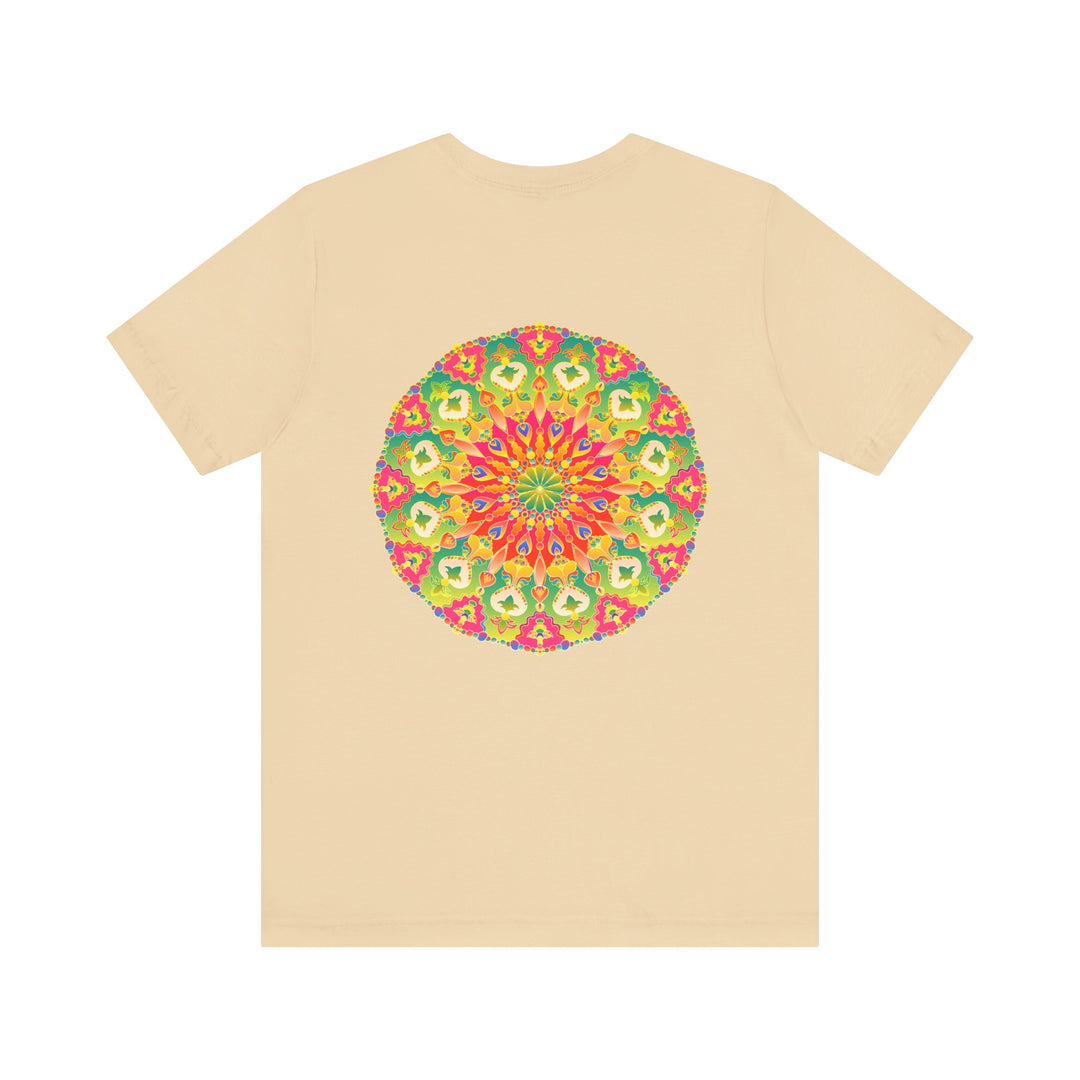 Vibrant Mandala T-Shirt with intricate design and bold colors 