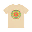 Vibrant Mandala T-Shirt with intricate design and bold colors 