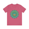 Psychedelic Mandala Tee - Vibrant Flower Design Alt Text 10