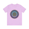  Stylish and Colorful Vibrant Mandala Tee with Detailed and Intricate Design 