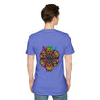 Mandala art gift for sister unisex softstyle t-shirt with hand-drawn design, perfect for any occasion, comfortable and stylish