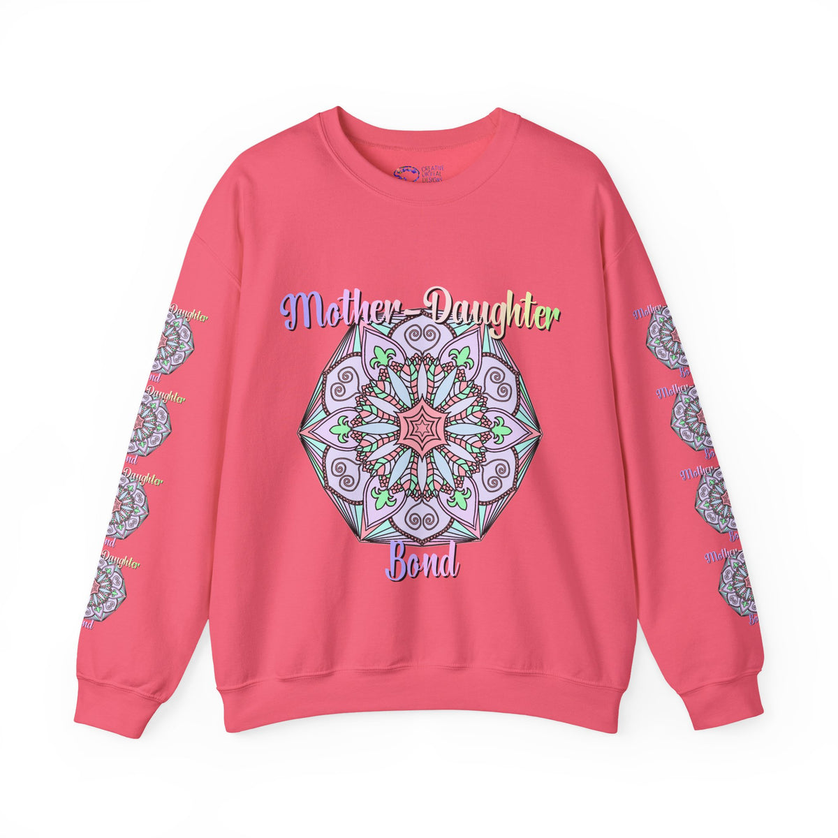 Mother-Daughter Mandala Sweatshirt Celebrating Unique Connections
