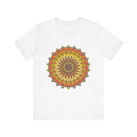 Intricate Mandala T-Shirt - Colorful Geometric Design 1